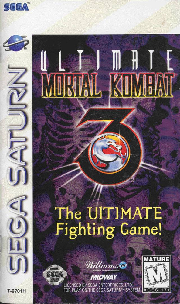 Ultimate Mortal Kombat 3 (Sega Saturn) (ONLINE ORDER ONLY)