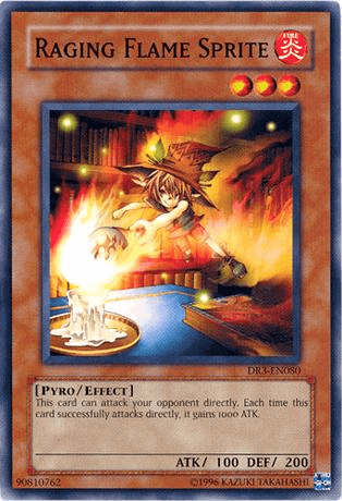 Raging Flame Sprite [DR3-EN080] Common (ONLINE ORDER ONLY)