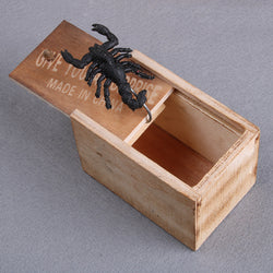Prank Spider Wooden Scare Box (ONLINE ORDER ONLY)