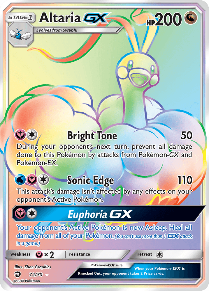Altaria GX (72/70) [Sun & Moon: Dragon Majesty] (Online Only)