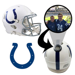 Indianapolis Colts NFL Mini Helmet - Picture Inside (Online Order Only) (ONLINE ORDER ONLY)