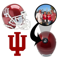Indiana Hoosiers College Football Collectible Mini Helmet - Picture Inside - FANZ Collectibles (Online Order Only) (ONLINE ORDER ONLY)