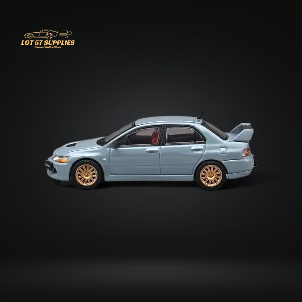 CM Model Mitsubishi Lancer Evolution IX Gray With Engine 1:64 (ONLINE ORDER ONLY)
