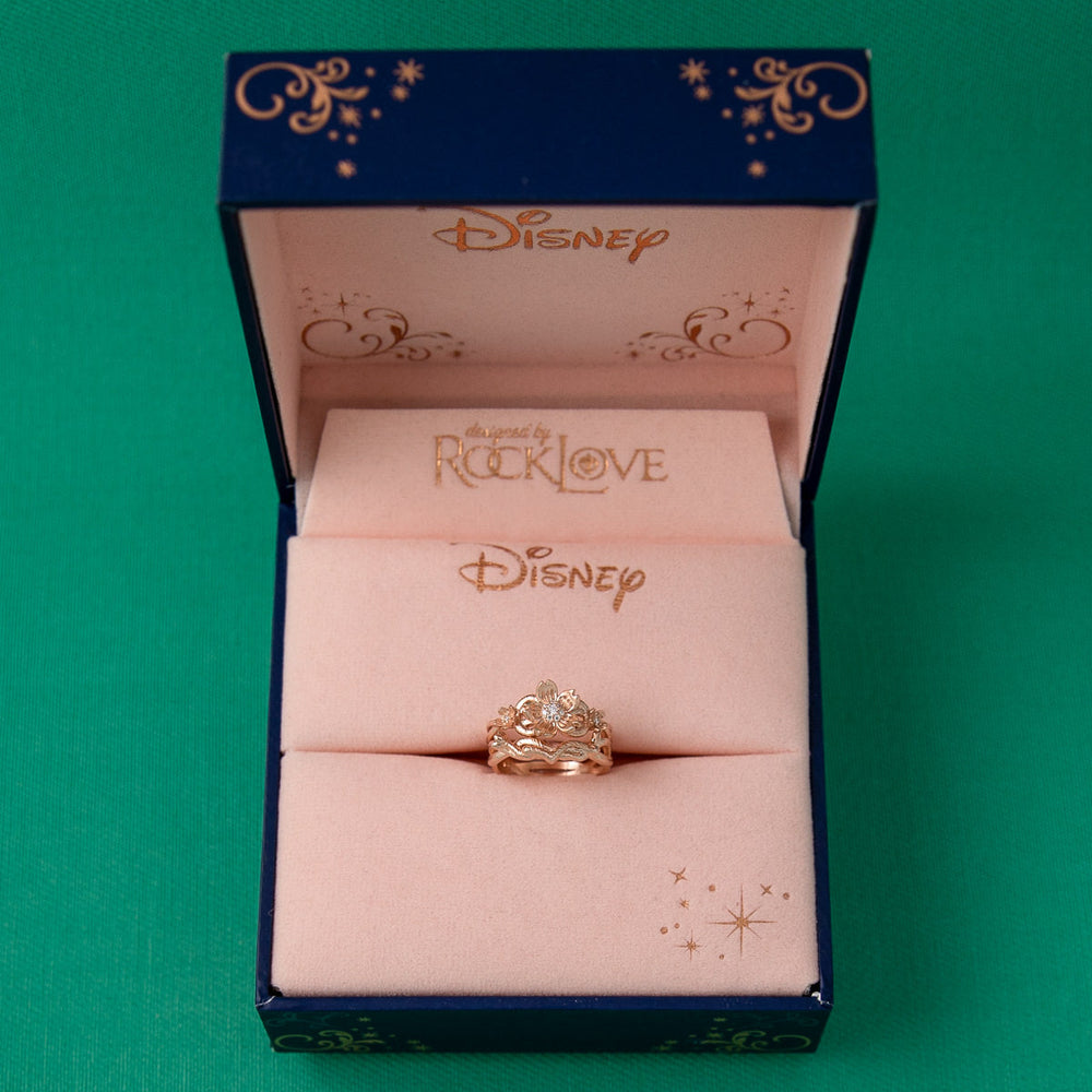 Disney X RockLove DISNEY MULAN Mulan Cherry Blossom Stacker Rings (ONLINE ORDER ONLY)
