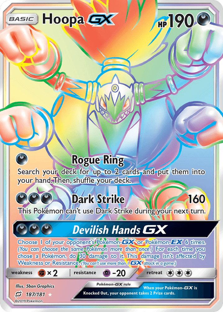 Hoopa GX (187/181) [Sun & Moon: Team Up] (Online Only)