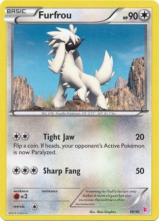 Furfrou (16/30) [XY: Trainer Kit - Sylveon] (Online Only)