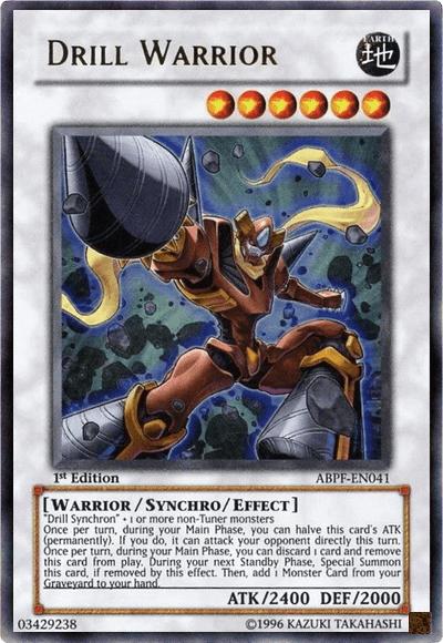 Drill Warrior [ABPF-EN041] Ultra Rare (ONLINE ORDER ONLY)