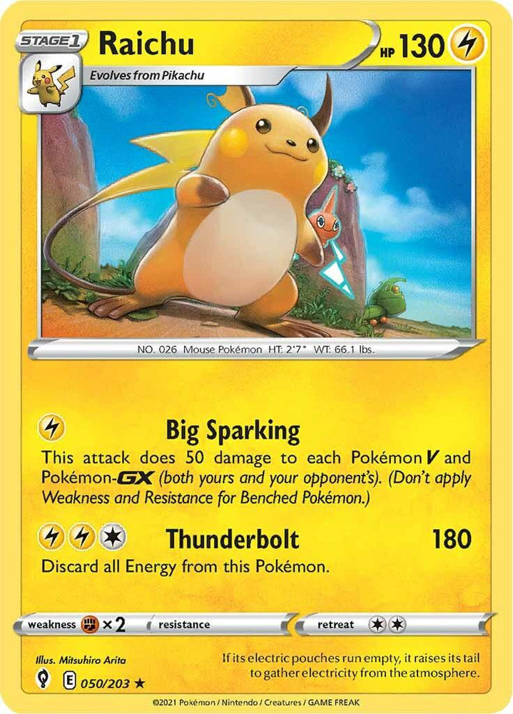 Raichu (050/203) [Sword & Shield: Evolving Skies] (Online Only)