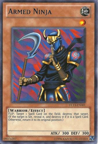 Armed Ninja (Blue) [DL13-EN001] Rare (ONLINE ORDER ONLY)