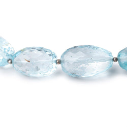 11x6-23x14mm Sky Blue Topaz Faceted Nugget Beads 16 inch 23 pieces (ONLINE ORDER ONLY)
