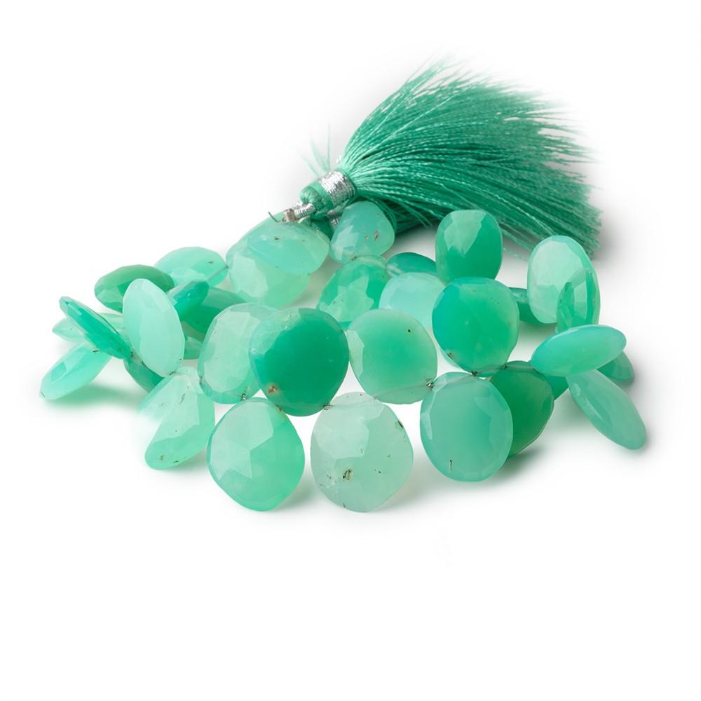 11x9-16x14mm Chrysoprase Faceted Freeform Beads 7.5 inch 35 pieces (ONLINE ORDER ONLY)