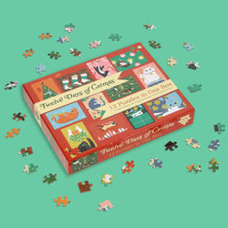 12 Days of Catmas 576 Piece Jigsaw Puzzle Set Chronicle (ONLINE ORDER ONLY)
