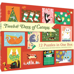 12 Days of Catmas 576 Piece Jigsaw Puzzle Set Chronicle (ONLINE ORDER ONLY)