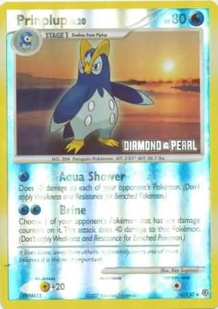 Prinplup (58/130) [Burger King Promos: 2008 Collection] (Online Only)