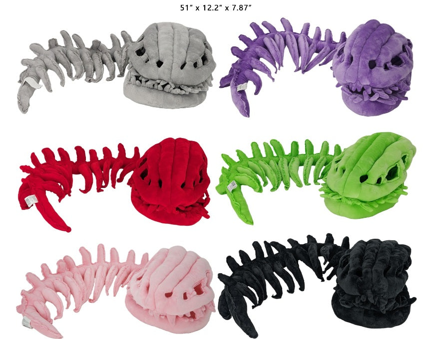 120 CENTIMETER (47 INCH) LONG DINOSAUR SKELETON PLUSH COSTUME (ONLINE ORDER ONLY)