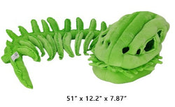 120 CENTIMETER (47 INCH) LONG DINOSAUR SKELETON PLUSH COSTUME (ONLINE ORDER ONLY)