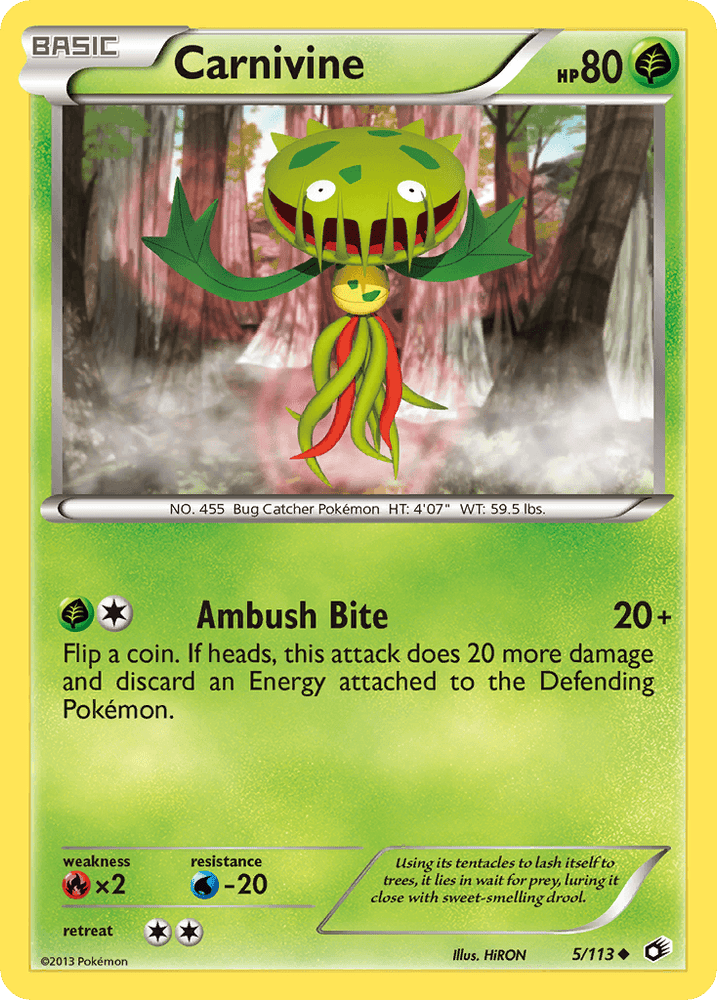 Carnivine (5/113) [Black & White: Legendary Treasures] (Online Only)