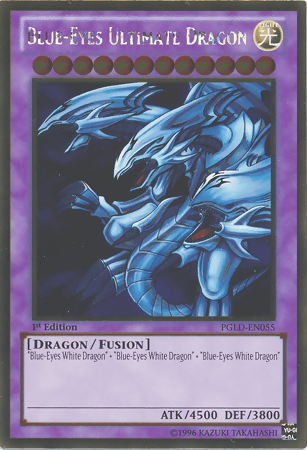 Blue-Eyes Ultimate Dragon [PGLD-EN055] Gold Rare (ONLINE ORDER ONLY)
