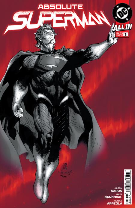 Absolute Superman #1 3rd Print A Jim Lee Red Variant (02/12/2025) Dc (ONLINE ORDER ONLY)