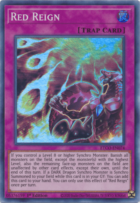 Red Reign [ETCO-EN074] Super Rare (ONLINE ORDER ONLY)
