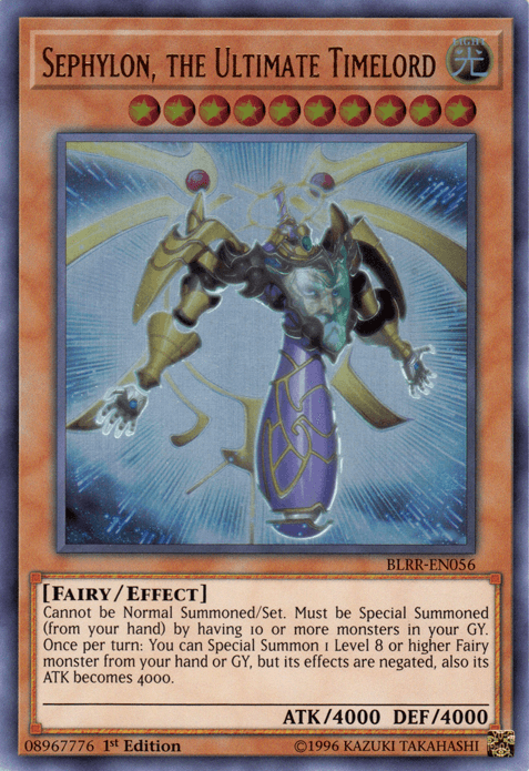 Sephylon, the Ultimate Timelord [BLRR-EN056] Ultra Rare (ONLINE ORDER ONLY)