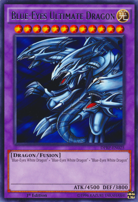 Blue-Eyes Ultimate Dragon [DPRP-EN025] Rare (ONLINE ORDER ONLY)