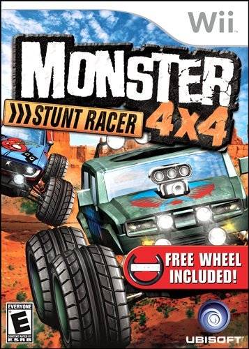 Monster 4x4: Stunt Racer with Racing Wheel (Wii) (Online Only)