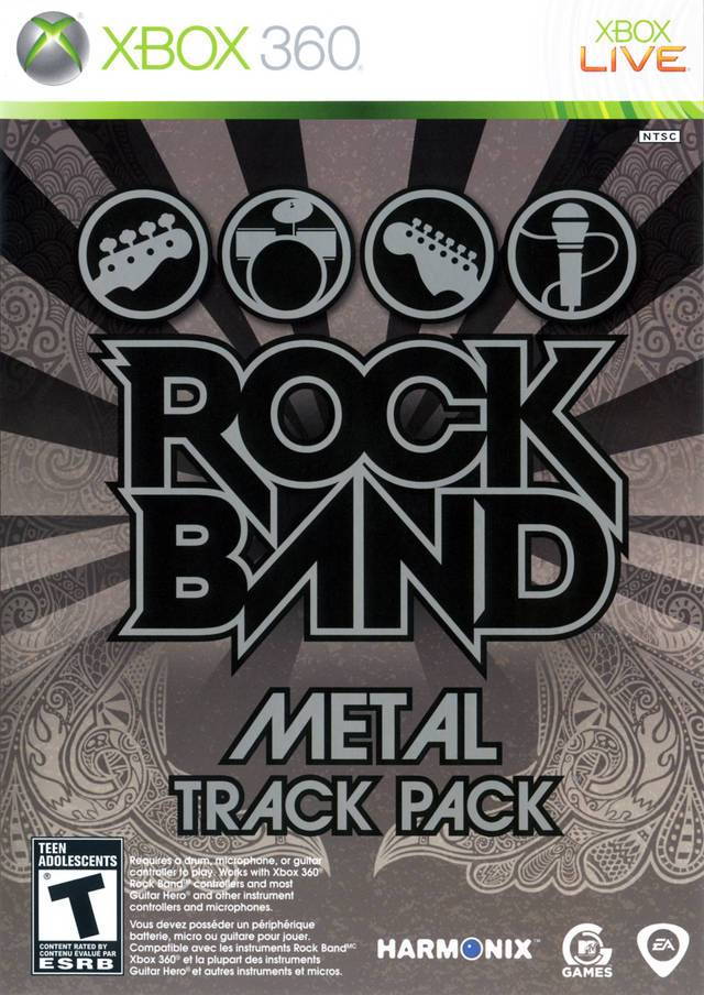 Rock Band Metal Track Pack (Xbox 360) (ONLINE ORDER ONLY)