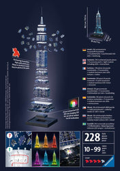 Puzzle: 3D Puzzle - Empire State Building Night Edition (ONLINE ORDER ONLY)