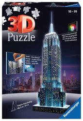 Puzzle: 3D Puzzle - Empire State Building Night Edition (ONLINE ORDER ONLY)