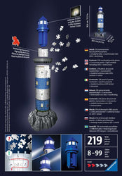 Puzzle: 3D Puzzle - Lighthouse Night Edition (ONLINE ORDER ONLY)