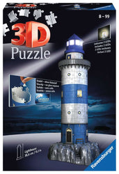 Puzzle: 3D Puzzle - Lighthouse Night Edition (ONLINE ORDER ONLY)