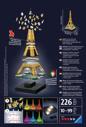 Puzzle: 3D Puzzle - Eiffel Tower Night Edition (ONLINE ORDER ONLY)
