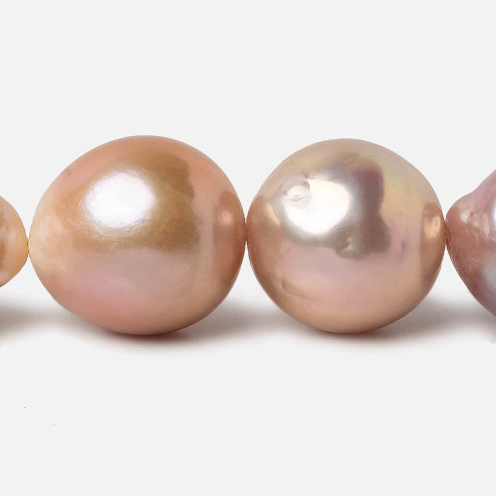 12.5x14-16x17mm Multi-Color Off Round Freshwater Pearls 16.5 inch 29 pieces A (ONLINE ORDER ONLY)
