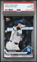 Graded 2025 Topps Now Shohei Ohtani #370 Baseball Card PSA 10 Gem Mint