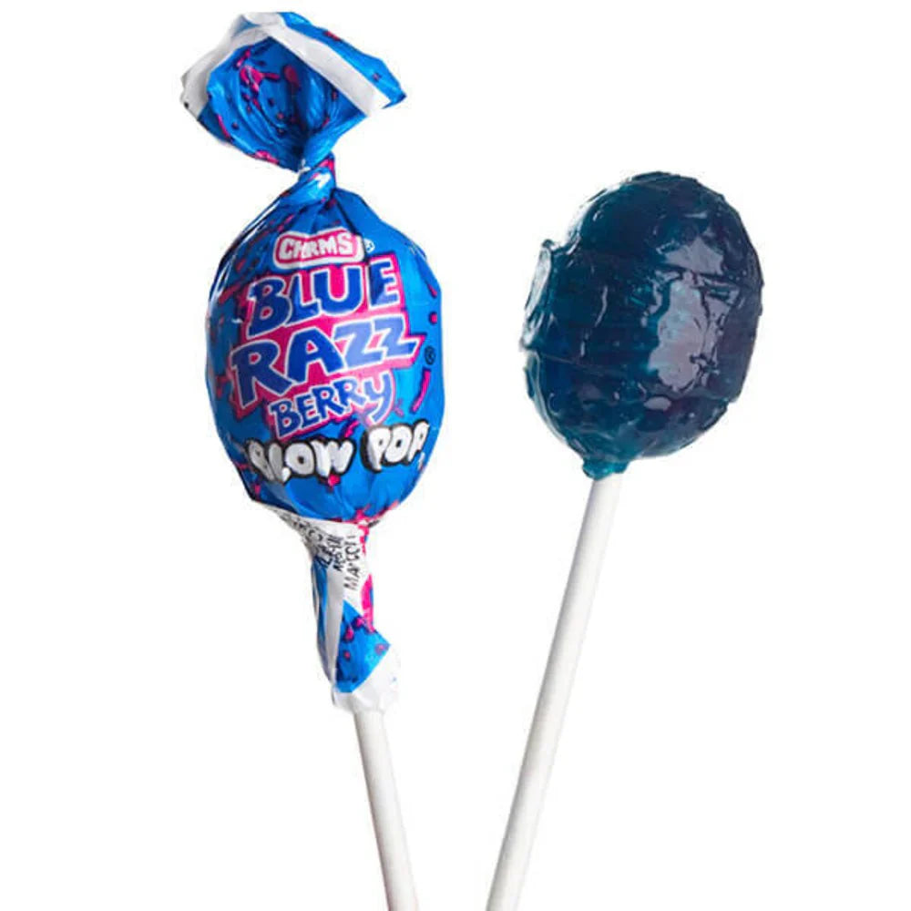 Charms Blow Pop Blue Razz Berry (ONLINE ORDER ONLY)