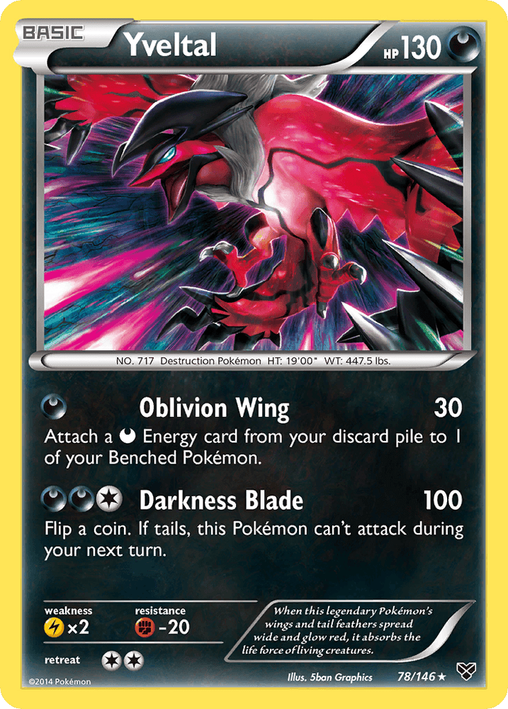 Yveltal (78/146) [XY: Base Set] (Online Only)