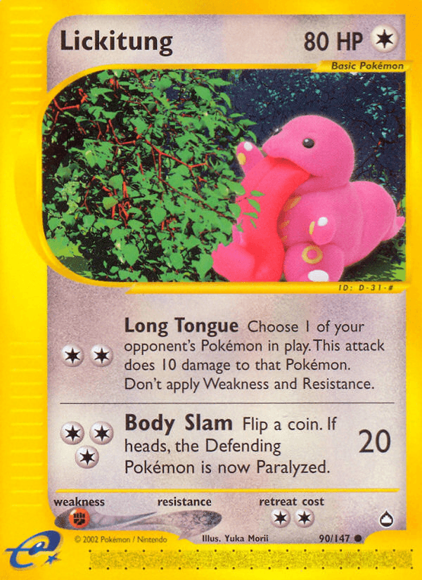 Lickitung (90/147) [Aquapolis] (Online Only)