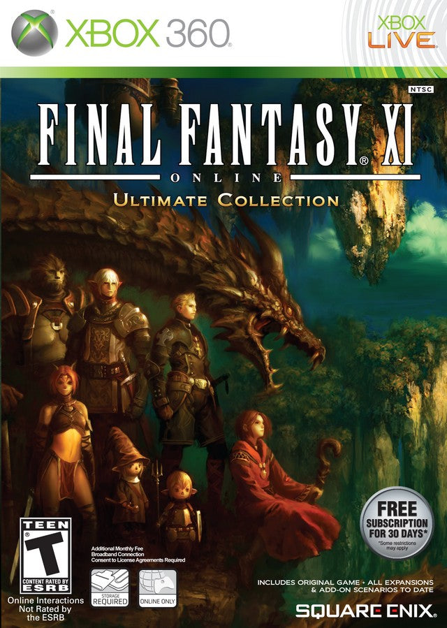 Final Fantasy XI: Ultimate Collection (Xbox 360) (ONLINE ORDER ONLY)