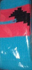 Socks - 8-Bit Batman Socks (Blue & Red, GameStop Exclusive) (Online Order Only)