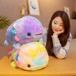 Cute Rainbow Plush Salamander (ONLINE ORDER ONLY)