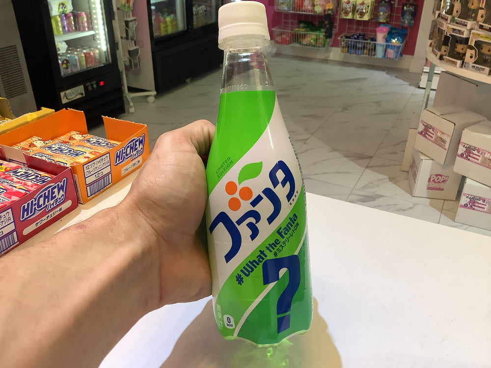 Fanta What The Fanta Mystery Retro (Banana and Peach Bubblegum) (410ml)(Japan) (ONLINE ORDER ONLY)