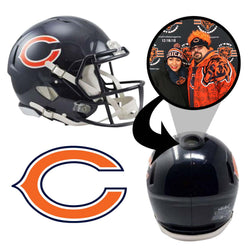 Chicago Bears NFL Mini Helmet - Picture Inside (Online Order Only) (ONLINE ORDER ONLY)