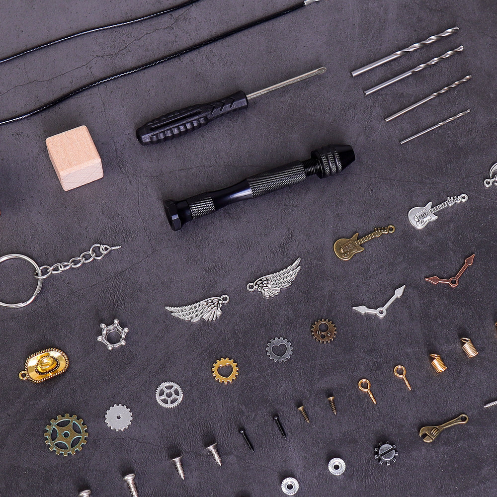 DIY Timberbot Kit – Build 2 Wooden Robots, Make Keychains & Necklaces (ONLINE ORDER ONLY)