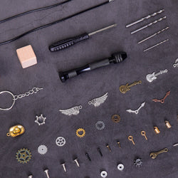 DIY Timberbot Kit – Build 2 Wooden Robots, Make Keychains & Necklaces (ONLINE ORDER ONLY)