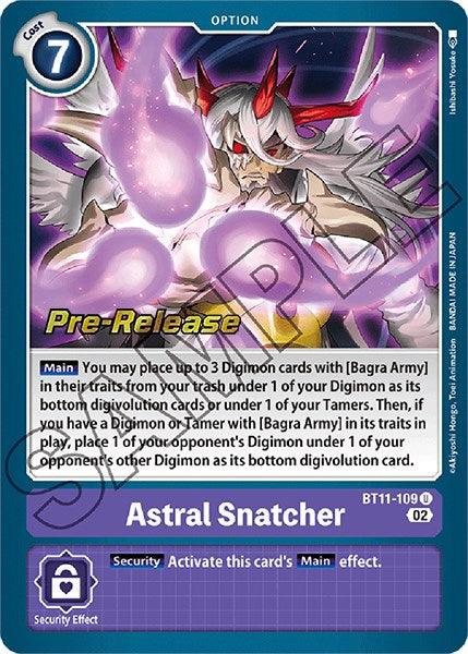 Astral Snatcher [BT11-109] [Dimensional Phase Pre-Release Promos] (ONLINE ORDER ONLY)