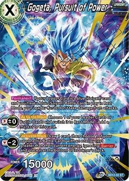 Gogeta, Pursuit of Power (SD12-02) [Rise of the Unison Warrior 2nd Edition] (ONLINE ORDER ONLY)