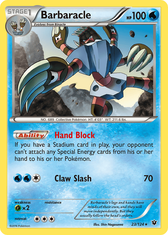 Barbaracle (23/124) [XY: Fates Collide] (Online Only)