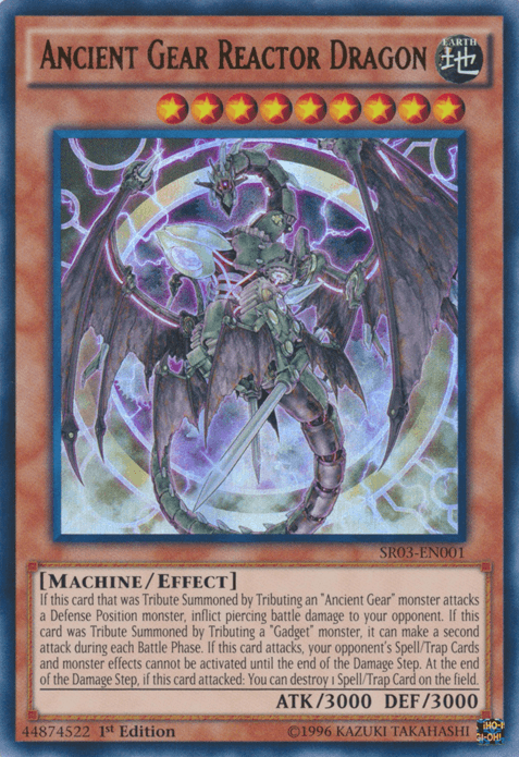 Ancient Gear Reactor Dragon [SR03-EN001] Ultra Rare (ONLINE ORDER ONLY)