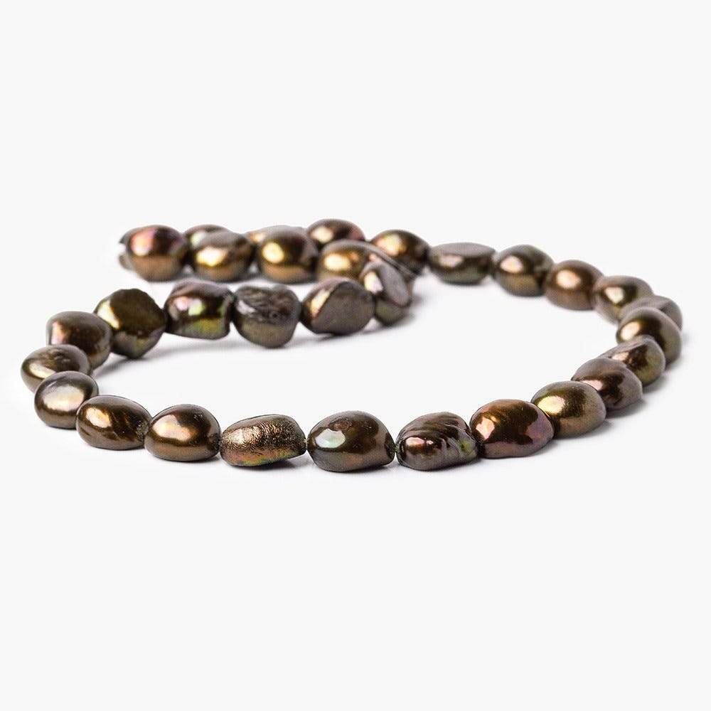 12mm Cocoa Brown Baroque Pearl, 15 inch, 31 pieces (ONLINE ORDER ONLY)